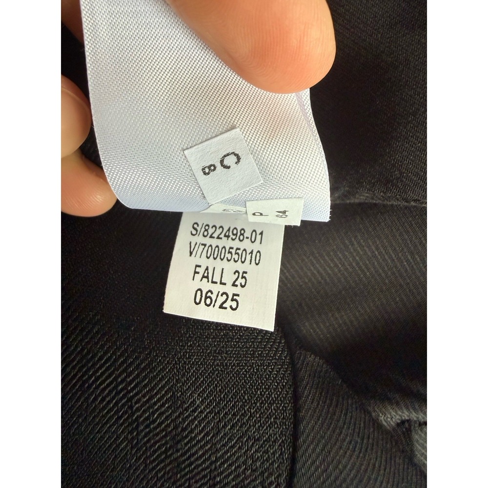 Banana Republic Blazer Jacket Women's SM Black Acetate Career Casual Minimalist - Picture 6 of 7